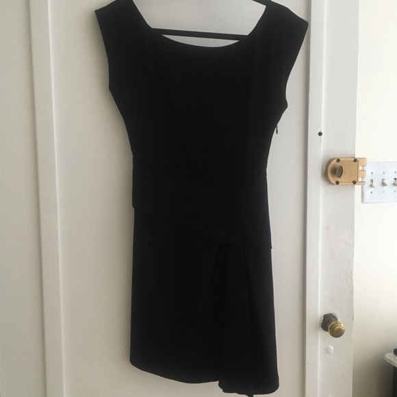 Diane Von Furstenberg Dresses & Skirts - DVF black draped Work office formal dress Diane Von Furstenberg Dresses & Skirts - DVF black draped Work office formal dress